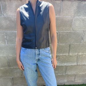 100% Genuine Leather Vest/Top/Corset - Wilson’s leather